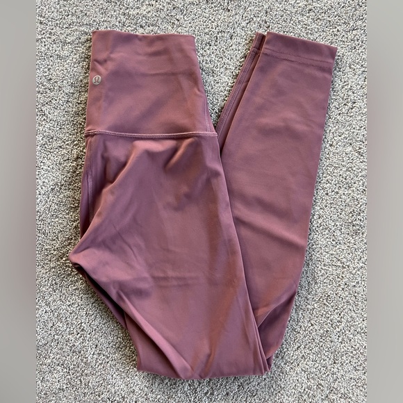 Lulu Pink/Mauve Leggings - Picture 3 of 3